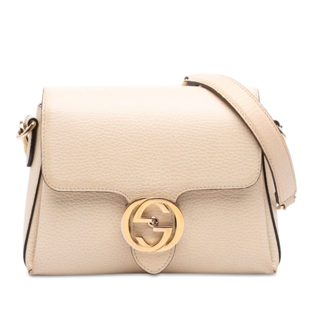 Pre-Loved Gucci Small Dollar Calfskin Interlocking G Crossbody